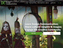 Tablet Screenshot of designcommunication.org